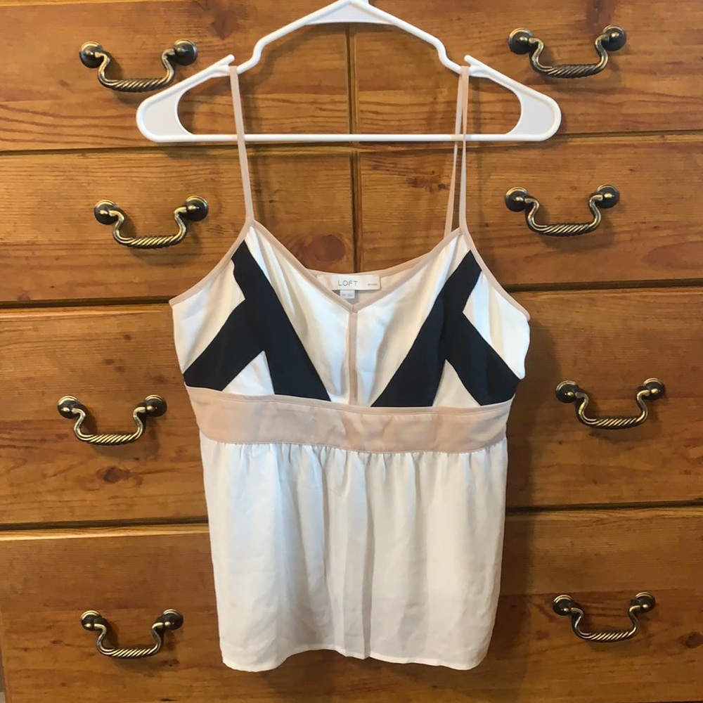 Color block tank
